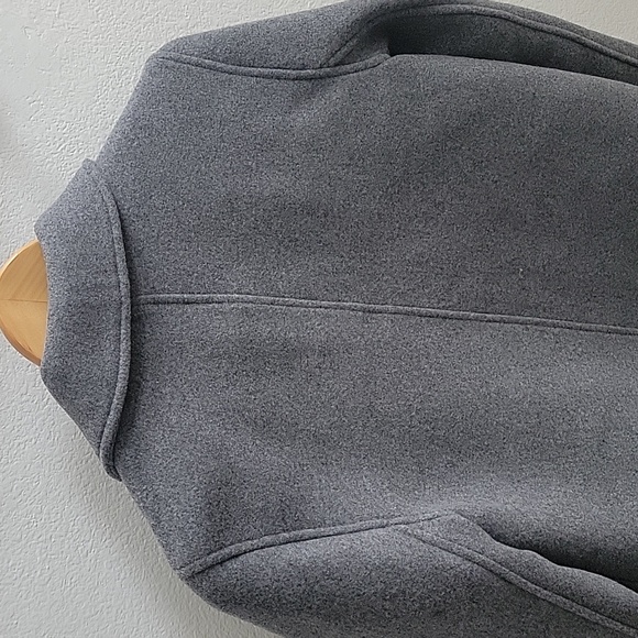 J. Crew Wool Charcoal Pea Coat - Picture 8 of 10